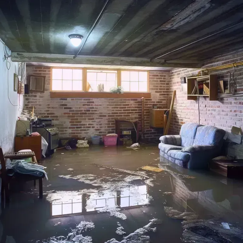 Flooded Basement Cleanup in New Lisbon, WI